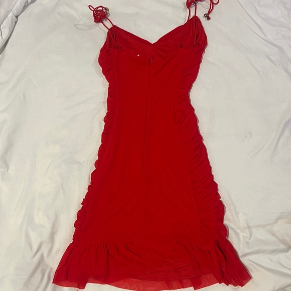 Selfie Red Homecoming Dress - Picture 2 of 5